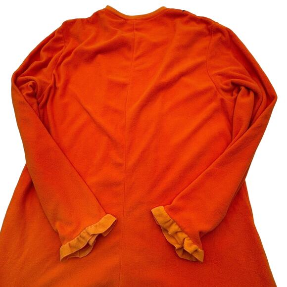 DUMB & DUMBER LARGE Orange Tuxedo Union Suit One Piece fleece Pajamas Lounge PJs - Picture 3 of 6